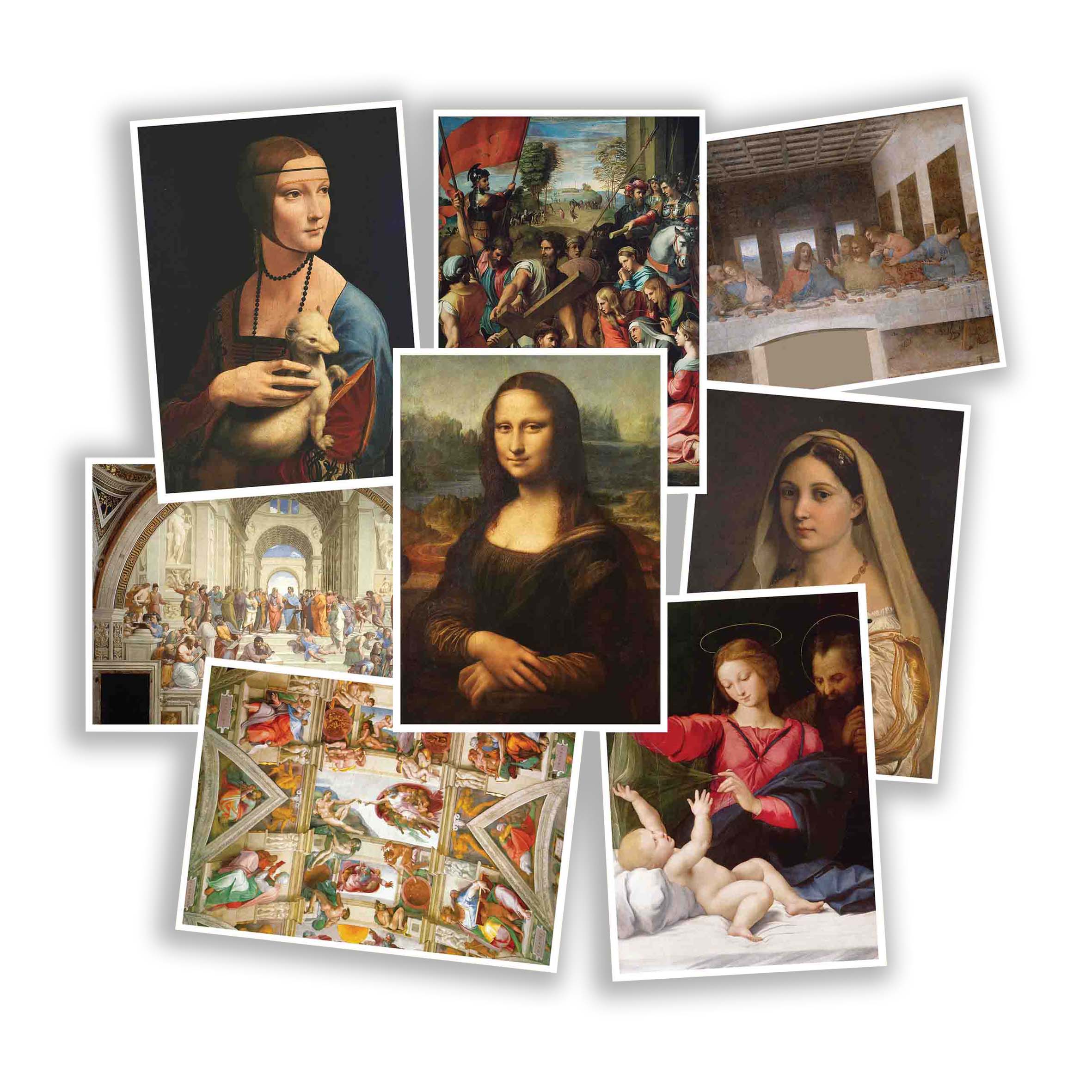 ست پوستر نقاشی های دوره رنسانس