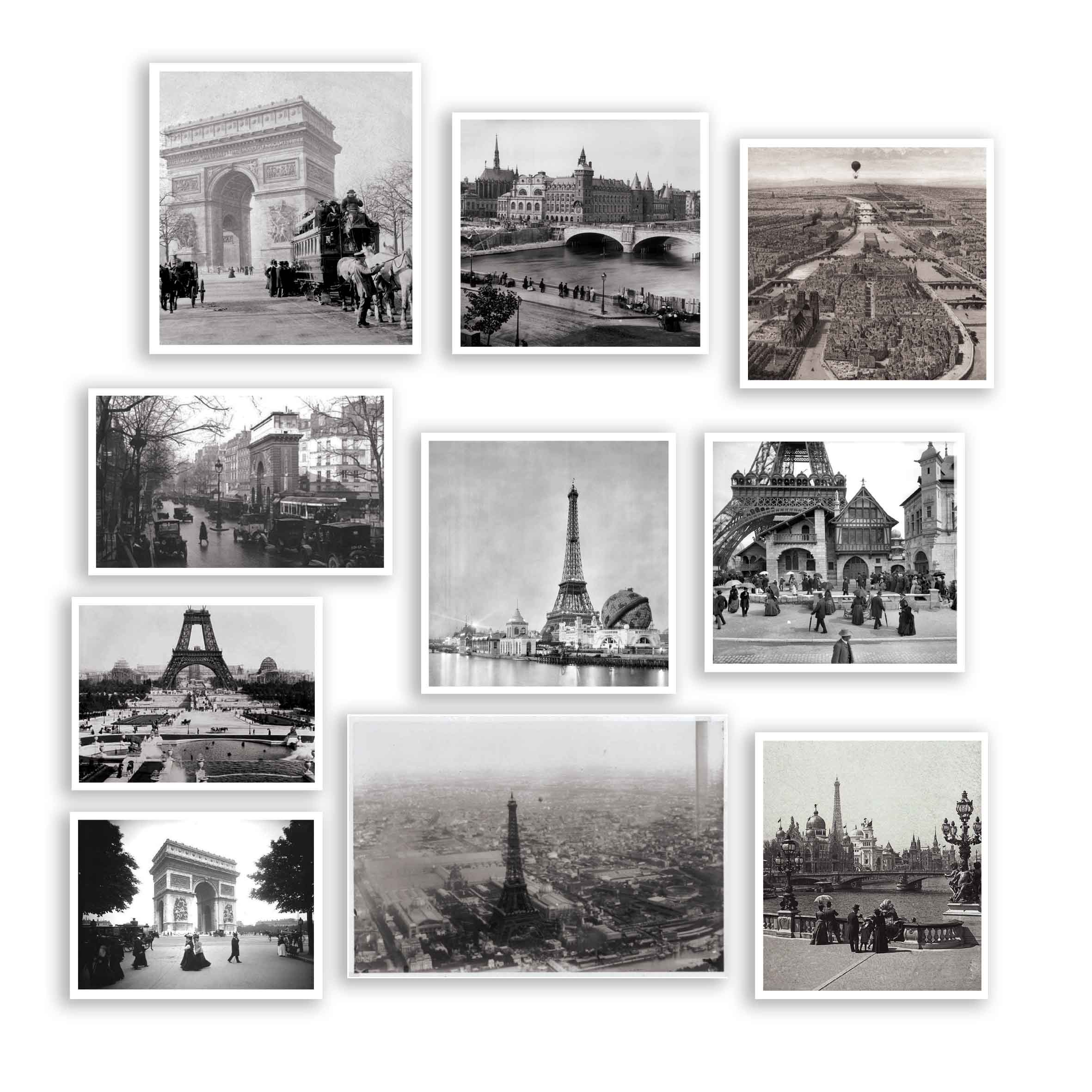 ست پوستر پاریس قدیم