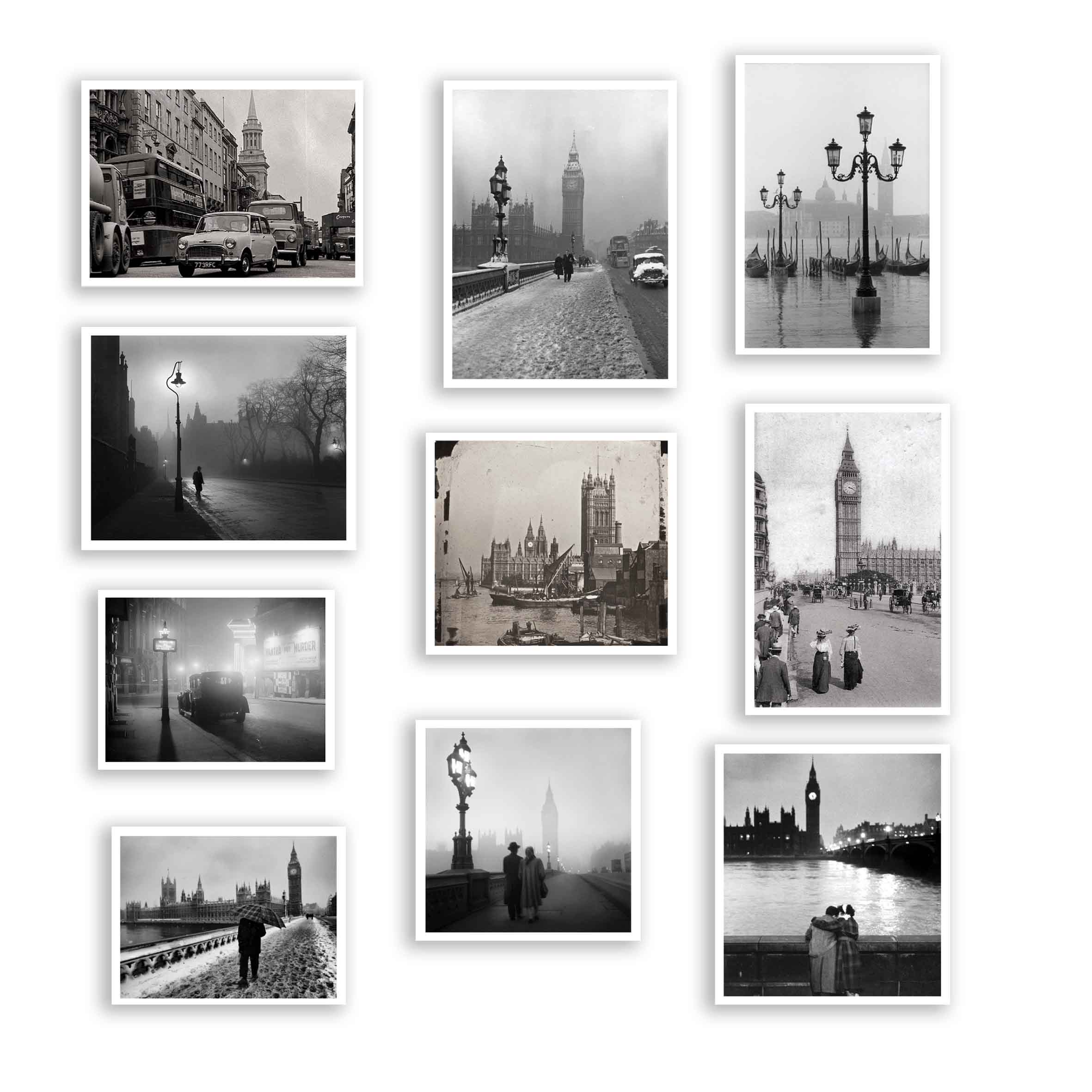 ست پوستر لندن قدیم