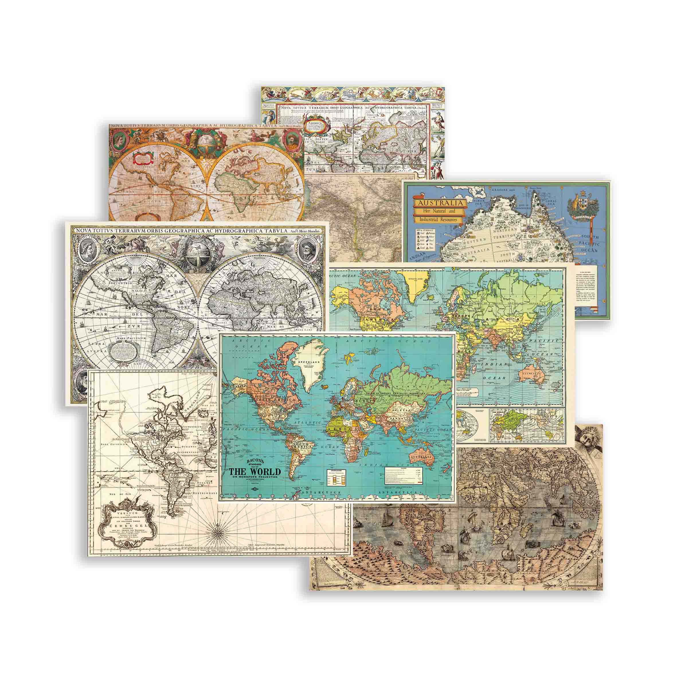 ست پوستر نقشه