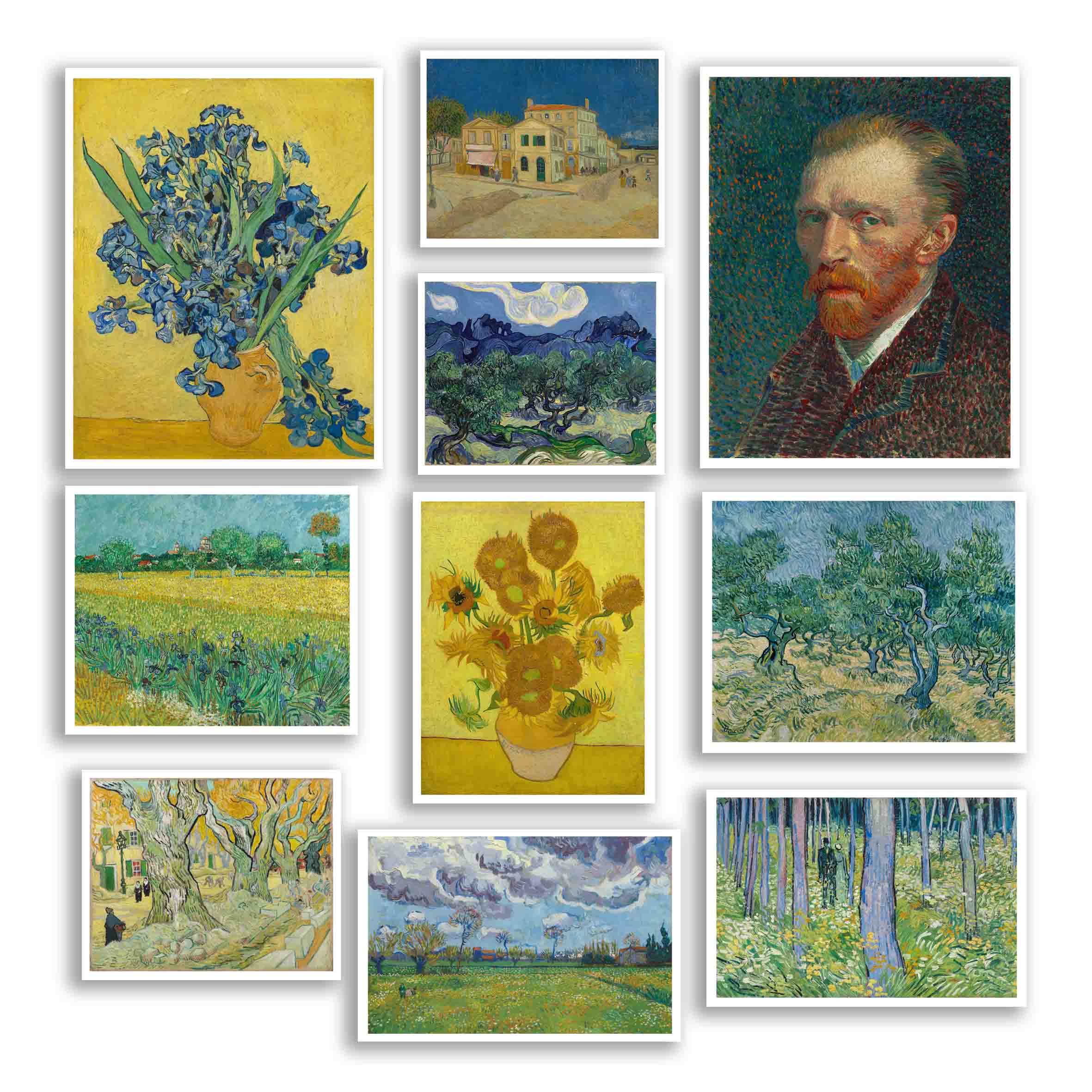 ست پوستر نقاشی های ون گوگ 2