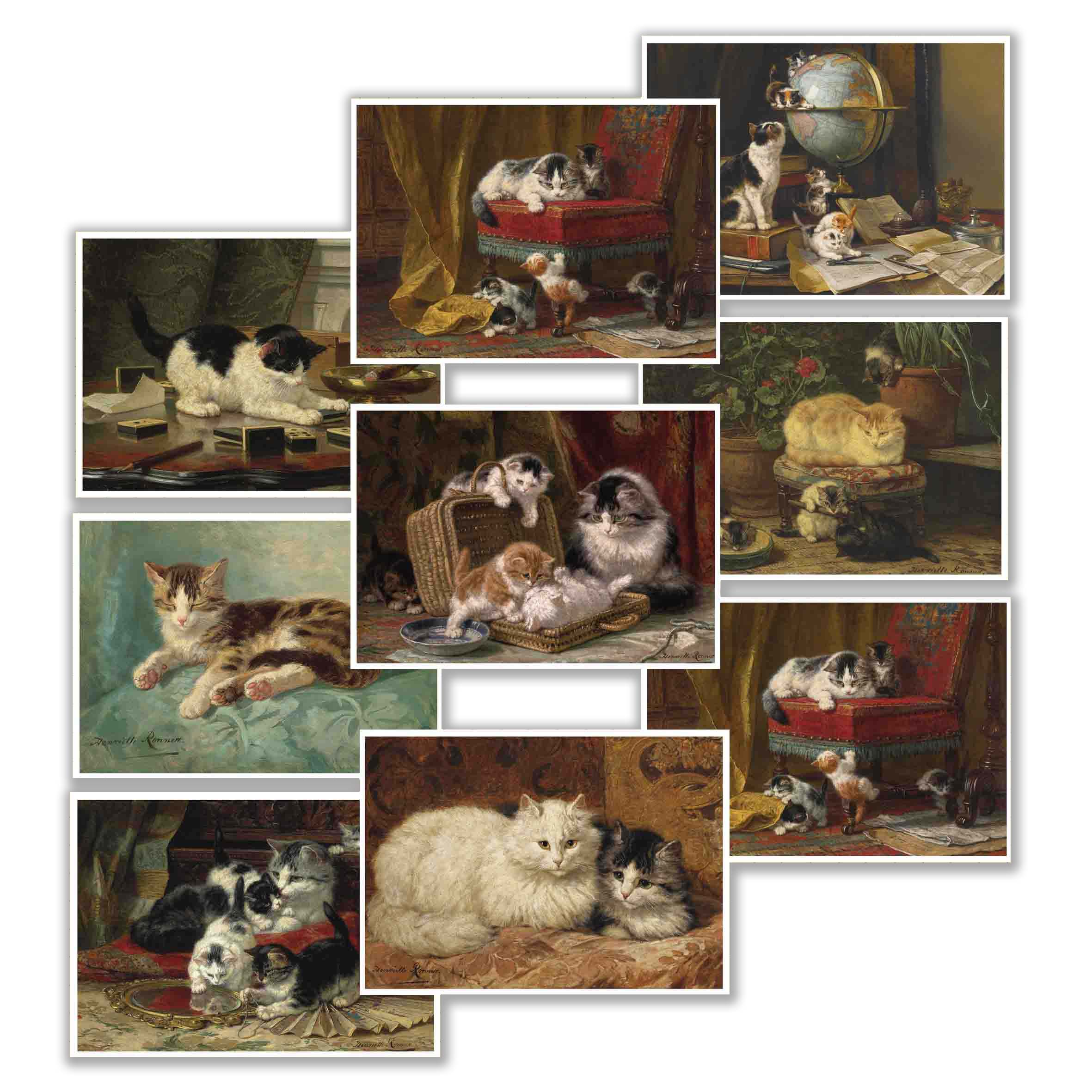 ست پوستر نقاشی های هنریت رونر